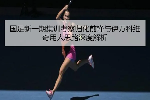 国足新一期集训考察归化前锋与伊万科维奇用人思路深度解析